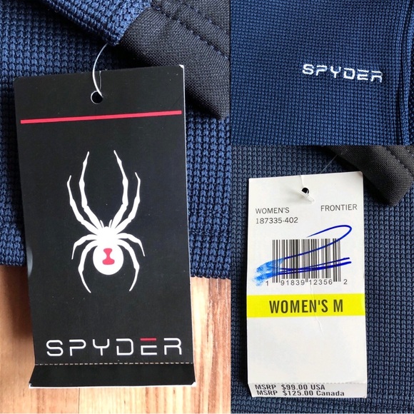 NEW SPYDER Frontier Jacket Medium Blue Women’s - Picture 3 of 16